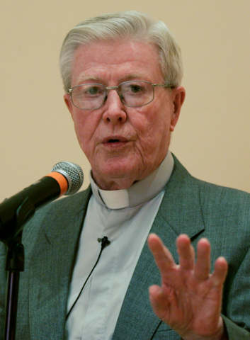 Retired Australian Auxiliary Bishop Geoffrey Robinson of Sydney (CNS)