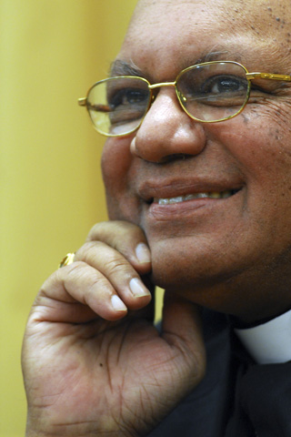 Cardinal Oswald Gracias of Bombay (Mumbai), India, in 2006 (CNS/Catholic Press Photo)