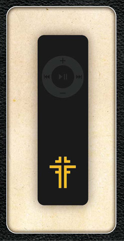 A 2010 illustration of the "Frontline Faith" MP3 player (CNS/photo illustration courtesy Frontline) 