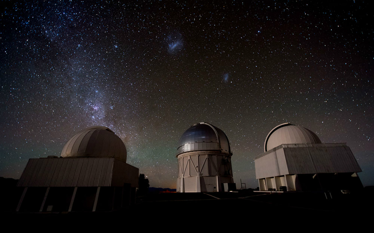 The sky at the Cerro Tololo in the Valle de Elqui, Chile, Oct. 11, 2015. (CNS photo/AURA Observatory of Chile via EPA)