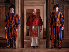 Michel Piccoli, center, as Cardinal Melville in "We Have a Pope"(IFC Films)