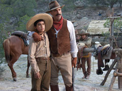 Mauricio Kuri as JosÈ Luis S·nchez del Rio, left, and Andy Garcia as Gen. Enrique Gorostieta in "For Greater Glory" (Courtesy of ARC Entertainment/Hana Matsumoto)