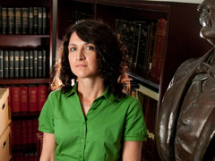 Maria Mazzenga: "We want to get them excited -- and able -- to use primary documents." (Courtesy of The Catholic University of America/Ed Pfueller)