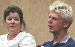 Mary Condon Peters and Henry Bromelkamp, members of the newly formed Spirit of St. Stephen's community in Minneapolis