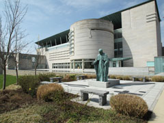 The Knights of Columbus announced Aug. 2 that it will open a shrine in Washington dedicated to Blessed John Paul II at the current location of the Pope John Paul II Cultural Center, seen here in an April photo. (CNS/Nancy Wiechec)