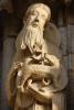 St. John the Baptist is depicted on the north gate of Notre Dame de Chartres Cathedral in France. (GODONG/picture-alliance/Philippe Lissac)