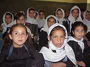 Young students in school in Kabul