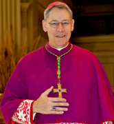Bishop Robert W. Finn of Kansas City-St. Joseph is shown in an undated photo. (CNS photo/Paulluc Chokota, courtesy Catholic Key)