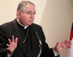 Los Angeles Archbishop Jose H. Gomez in a Nov, 2010, file photo. (CNS photo/Bob Roller)