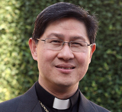 Filipino Archbishop Luis Tagle (CNS photo/Carol Glatz)