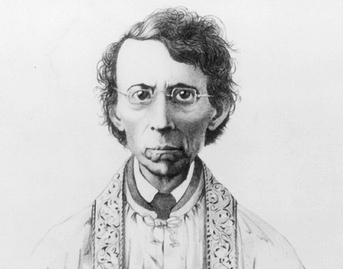 Fr. Felix Varela is depicted in a circa 1853 Nagel and Weingartner print. (CNS/courtesy of Library of Congress)
