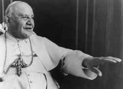 Pope John XXIII is pictured in this undated photo. Oct. 11 will mark the 50th anniversary of the first session of the Second Vatican Council, which was called by Pope John XXIII. (CNS photo/courtesy of Archbishop Loris Capovilla)