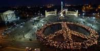 Peace rally in Budapest