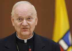 Bishop Donald W. Trautman of Erie, Pa., presents the third annual Frederick R. McManus Memorial Lecture at The Catholic University of America in Washington Oct. 22. (CNS)
