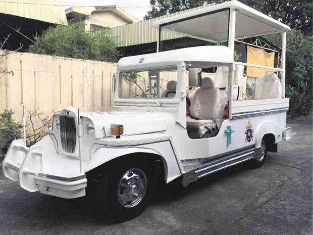 Pope Francis’ Ride. A new popemobile to be used by Pope Francis during his visit is a takeoff from the jeepney, a symbol of Filipino ingenuity.