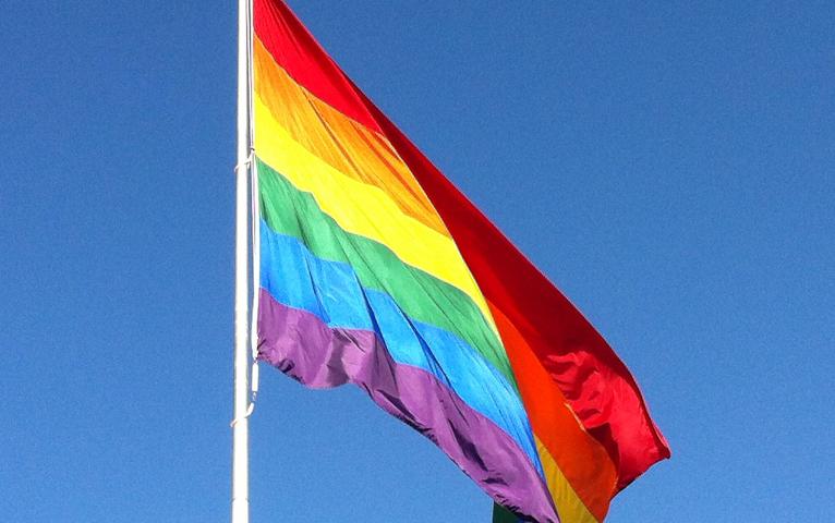 Gay pride flag (Fox photo)