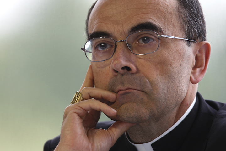 French Cardinal Philippe Barbarin, archbishop of Lyon, Aug. 29, 2008. (Reuters/Charles Platiau)