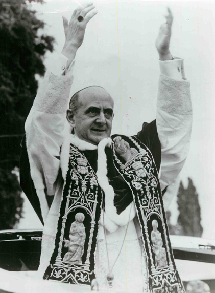 Pope Paul VI, in an undated Religion News Service file photo