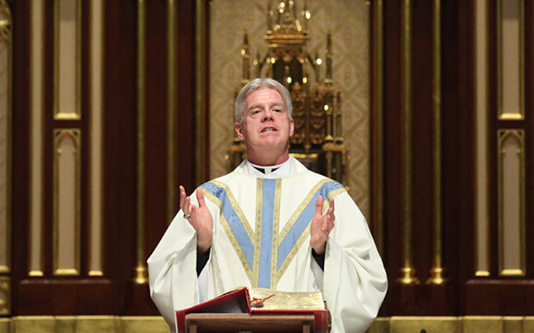 Fr. Warren Hall in a 2014 photo (Photo by Frances Micklow/courtesy of The Star-Ledger)