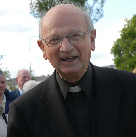Retired Irish Bishop Eamonn Casey of Galway, pictured in an undated photo, died March 13 at age 89. Bishop Casey was known for his social justice work in Ireland, Britain and the Third World, but in 1992 he fled Ireland after it was revealed he had fathered a child with an American woman. Bishop Casey has spent recent years in a nursing home in County Clare. (CNS photo/The Irish Catholic)