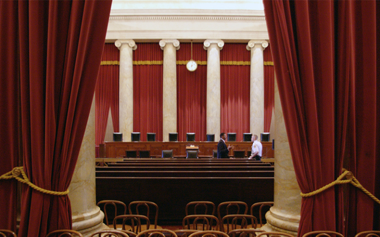 The courtroom of the U.S. Supreme Court in Washington, D.C., on March 23, 2010. (Creative Commons/Mike Shoup)