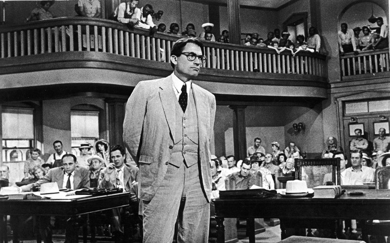 Gregory Peck as Atticus Finch in the 1962 film “To Kill a Mockingbird” (Newscom/World History Archive)