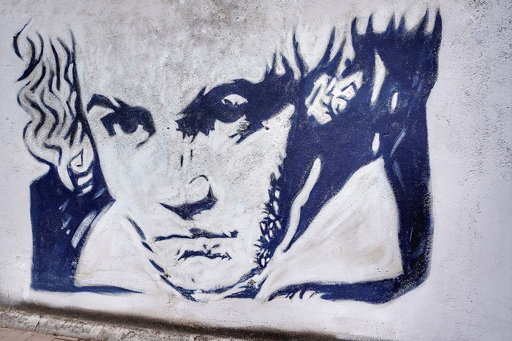 Street art of Ludwig von Beethoven (Pixabay/Richard Mcall)