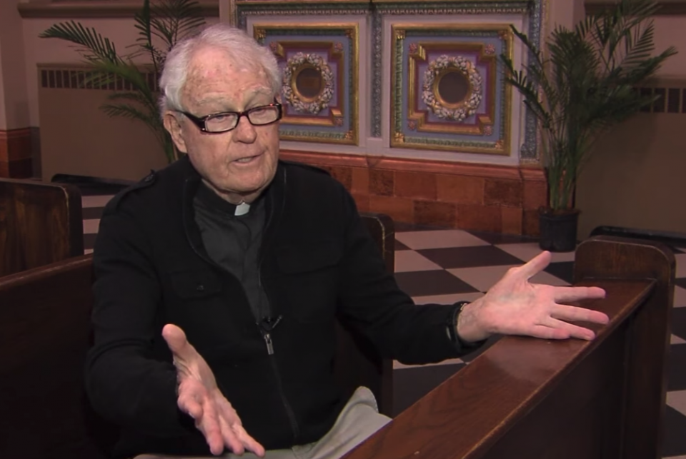 Msgr. Neil Connolly is pictured in a screenshot from a 2014 video (NCR screenshot/YouTube/RENEW International) Msgr. Neil Connolly is pictured in a screenshot from a 2014 video (NCR screenshot/YouTube/RENEW International)