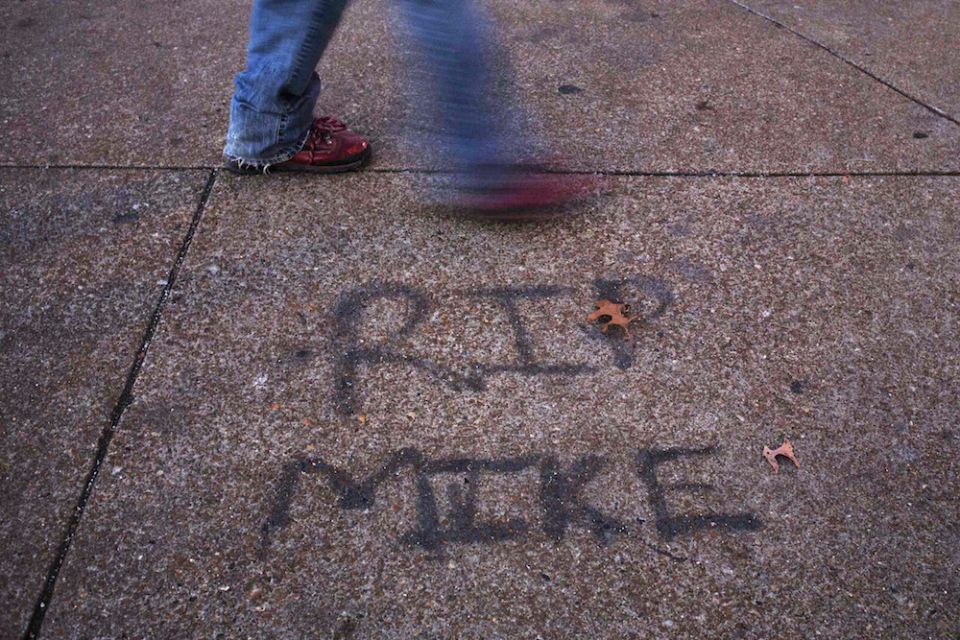 Michael Brown memorial Michael Brown memorial
