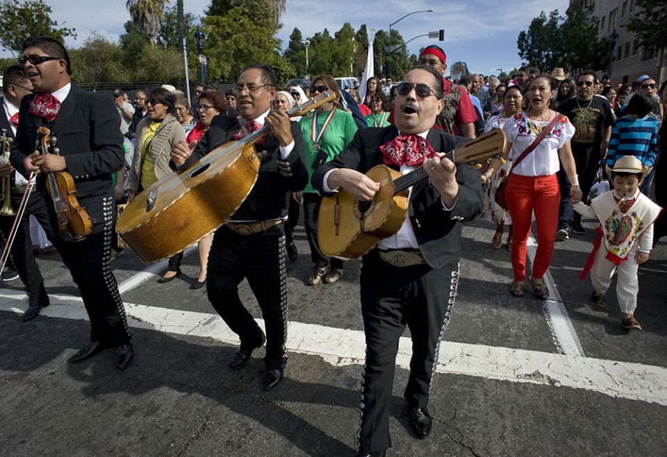 A mariachi group plays during a procession in honor of Our Lady of Guadalupe Dec. 6, 2015, in San Diego. (CNS/David Maung) A mariachi group plays during a procession in honor of Our Lady of Guadalupe Dec. 6, 2015, in San Diego. (CNS/David Maung)