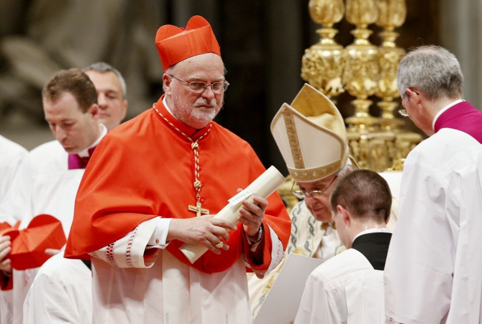 Cardinal Anders Arborelius of Stockholm carries his scroll after being made a cardinal by Pope Francis during a consistory in St. Peter's Basilica at the Vatican June 28. (CNS/Paul Haring) Cardinal Anders Arborelius of Stockholm carries his scroll after being made a cardinal by Pope Francis during a consistory in St. Peter's Basilica at the Vatican June 28. (CNS/Paul Haring)