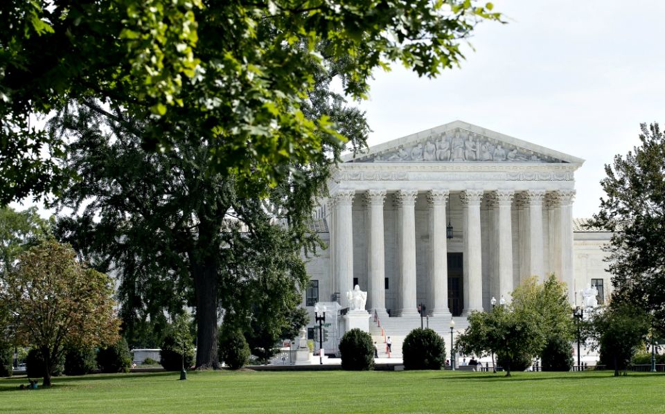 The U.S. Supreme Court in Washington is seen Sept. 26. (CNS/Tyler Orsburn) The U.S. Supreme Court in Washington is seen Sept. 26. (CNS/Tyler Orsburn)
