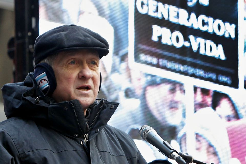 Cardinal Blase Cupich speaks during Chicago's March for Life Jan. 14. (CNS/Chicago Catholic/Karen Callaway) Cardinal Blase Cupich speaks during Chicago's March for Life Jan. 14. (CNS/Chicago Catholic/Karen Callaway)
