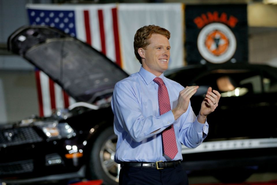 Rep. Joe Kennedy III, D-Massachusetts, a Catholic, takes the stage Jan. 30 in Fall River, Massachusetts, to deliver the Democratic rebuttal to President Donald Trump's first State of the Union address. (CNS/Reuters/Brian Snyder) Rep. Joe Kennedy III, D-Massachusetts, a Catholic, takes the stage Jan. 30 in Fall River, Massachusetts, to deliver the Democratic rebuttal to President Donald Trump's first State of the Union address. (CNS/Reuters/Brian Snyder)