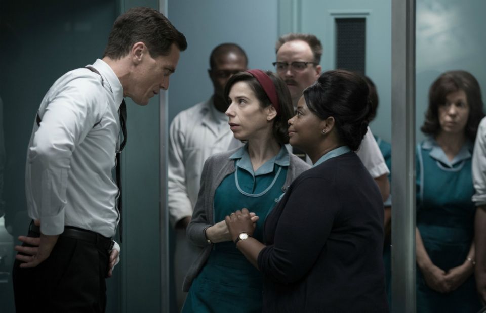 Michael Shannon, Sally Hawkins and Octavia Spencer in "The Shape of Water" (CNS/Fox)