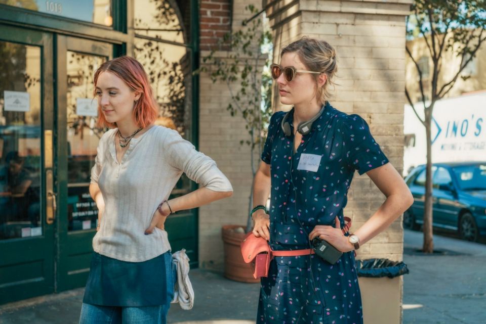 Saoirse Ronan and Greta Gerwig star in a scene from the Oscar-nominated movie "Lady Bird." (CNS/A24) Saoirse Ronan and Greta Gerwig star in a scene from the Oscar-nominated movie "Lady Bird." (CNS/A24)