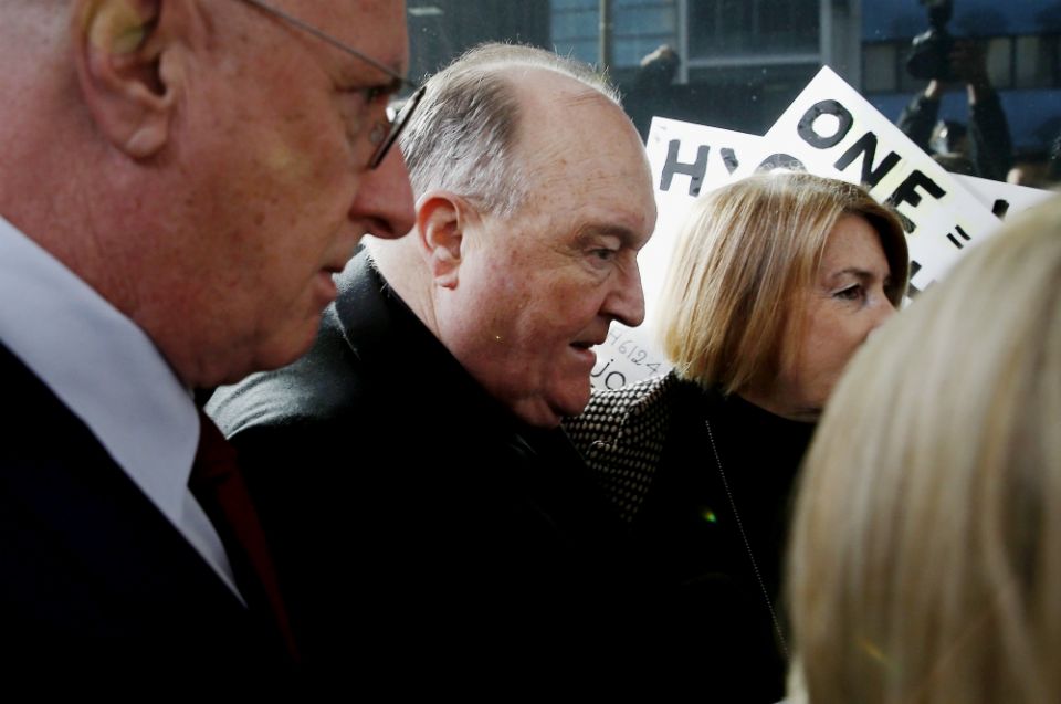 Archbishop Philip Wilson of Adelaide, Australia, leaves the Newcastle Local Court July 3. (CNS/AAP via EPA/Darren Pateman) Archbishop Philip Wilson of Adelaide, Australia, leaves the Newcastle Local Court July 3. (CNS/AAP via EPA/Darren Pateman)