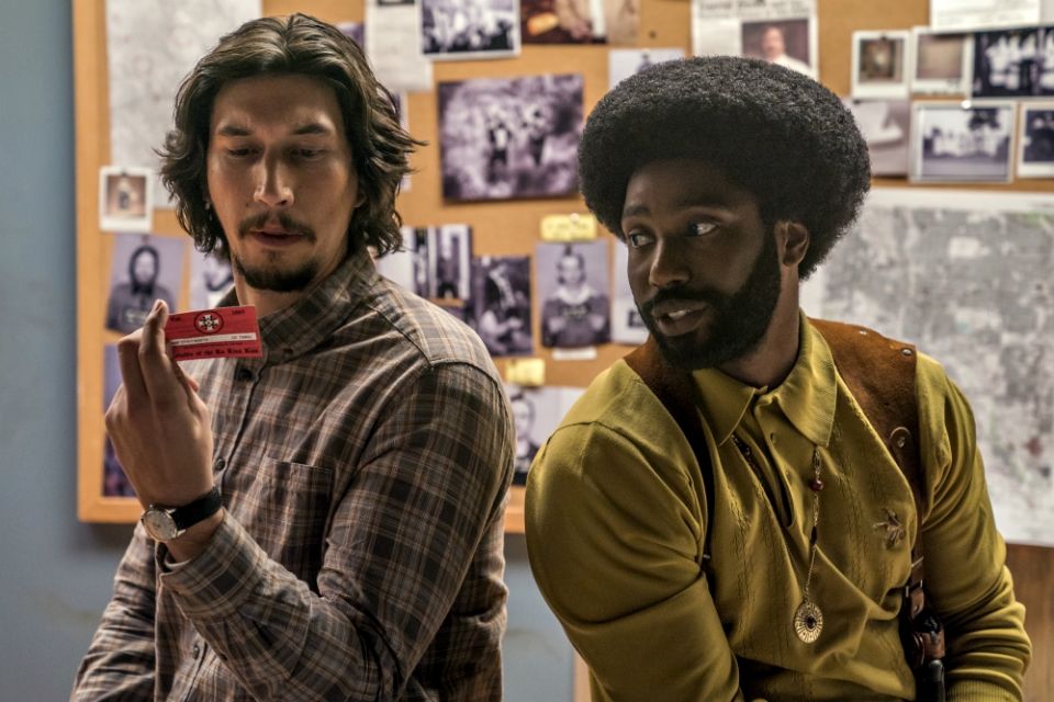 Adam Driver and John David Washington in "BlacKkKlansman" (CNS/Focus Features) Adam Driver and John David Washington in "BlacKkKlansman" (CNS/Focus Features)