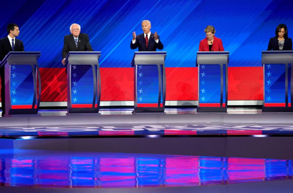 Last night's Democratic debate confirms this is a threeperson race