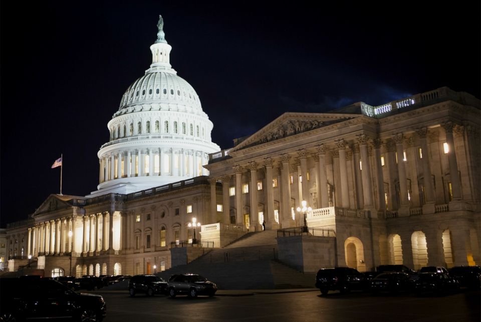 The U.S. Capitol in Washington is seen at night Jan. 21. The Senate debated the rules for the impeachment trial of President Donald Trump that same night. (CNS/Tyler Orsburn) The U.S. Capitol in Washington is seen at night Jan. 21. The Senate debated the rules for the impeachment trial of President Donald Trump that same night. (CNS/Tyler Orsburn)