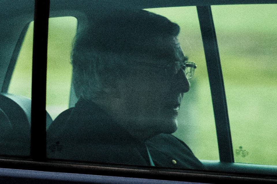 Cardinal George Pell is seen in a car after being released from Barwon prison in Geelong, Australia, April 7. (CNS/AAP Image via Reuters/James Ross) Cardinal George Pell is seen in a car after being released from Barwon prison in Geelong, Australia, April 7. (CNS/AAP Image via Reuters/James Ross)