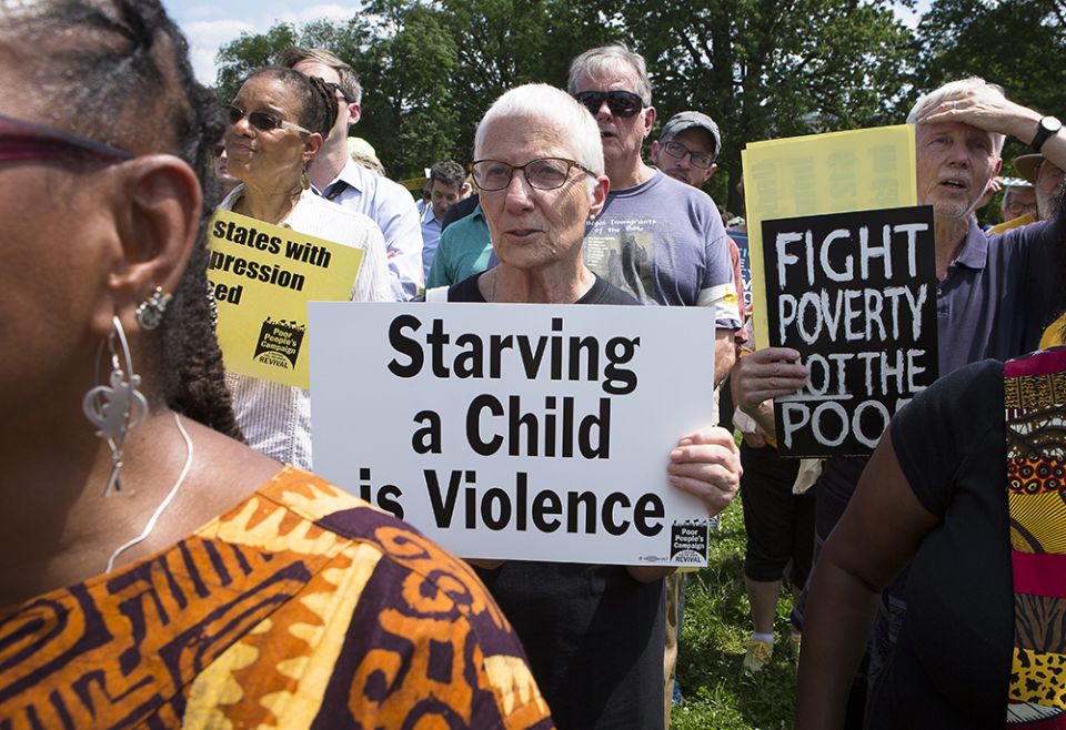 Marie Dennis is seen near Capitol Hill May 21, 2018, in Washington. (CNS/Tyler Orsburn)