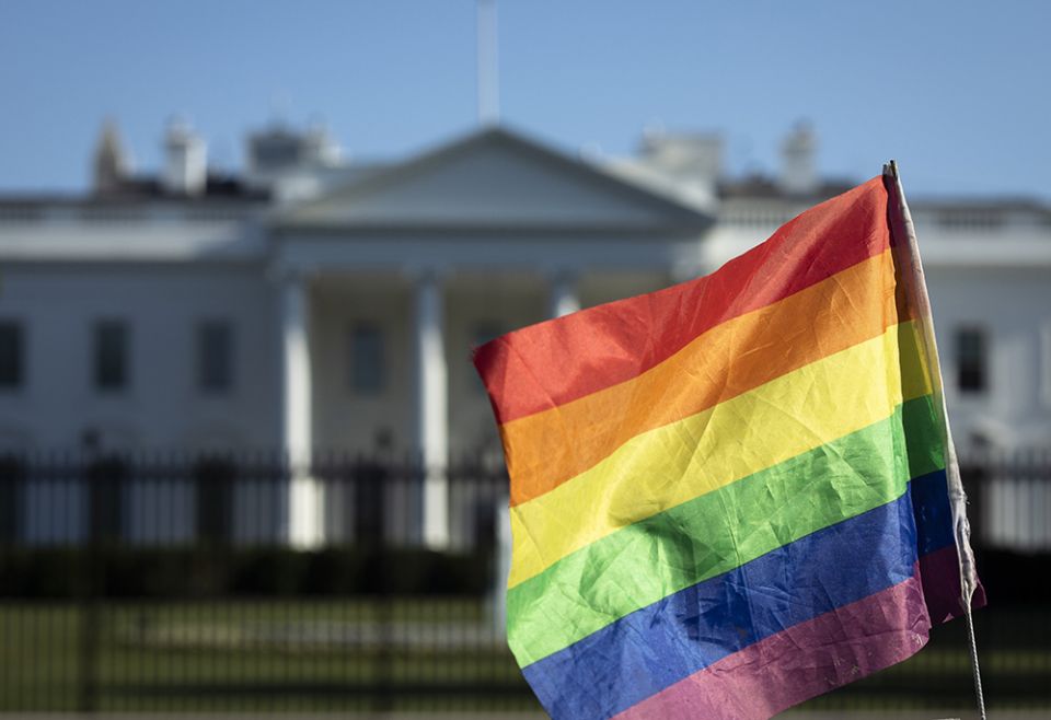 An LGBTQ flag is seen near the White House May 18, 2021, in Washington. (CNS/Tyler Orsburn) An LGBTQ flag is seen near the White House May 18, 2021, in Washington. (CNS/Tyler Orsburn)