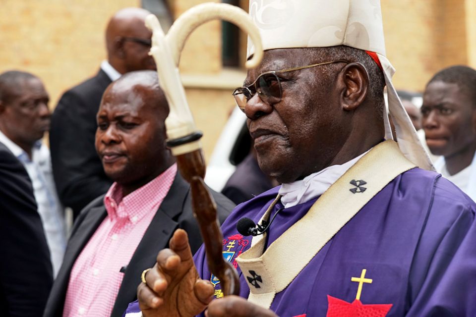 Congolese Cardinal Laurent Monsengwo Pasinya, retired archbishop of Kinshasa, in February 2018 (CNS/Reuters/Robert Carrubba) Congolese Cardinal Laurent Monsengwo Pasinya, retired archbishop of Kinshasa, in February 2018 (CNS/Reuters/Robert Carrubba)