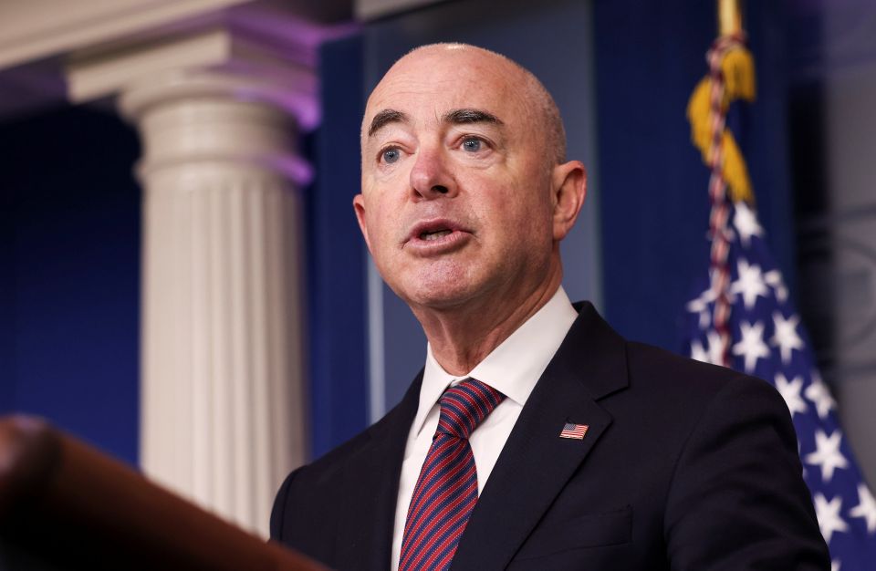 U.S. Secretary of Homeland Security Alejandro Mayorkas speaks about an investigation into the treatment of Haitian migrants on the U.S.-Mexican border during the daily briefing at the White House in Washington Sept. 24, 2021. (CNS photo/Evelyn Hockstein, 