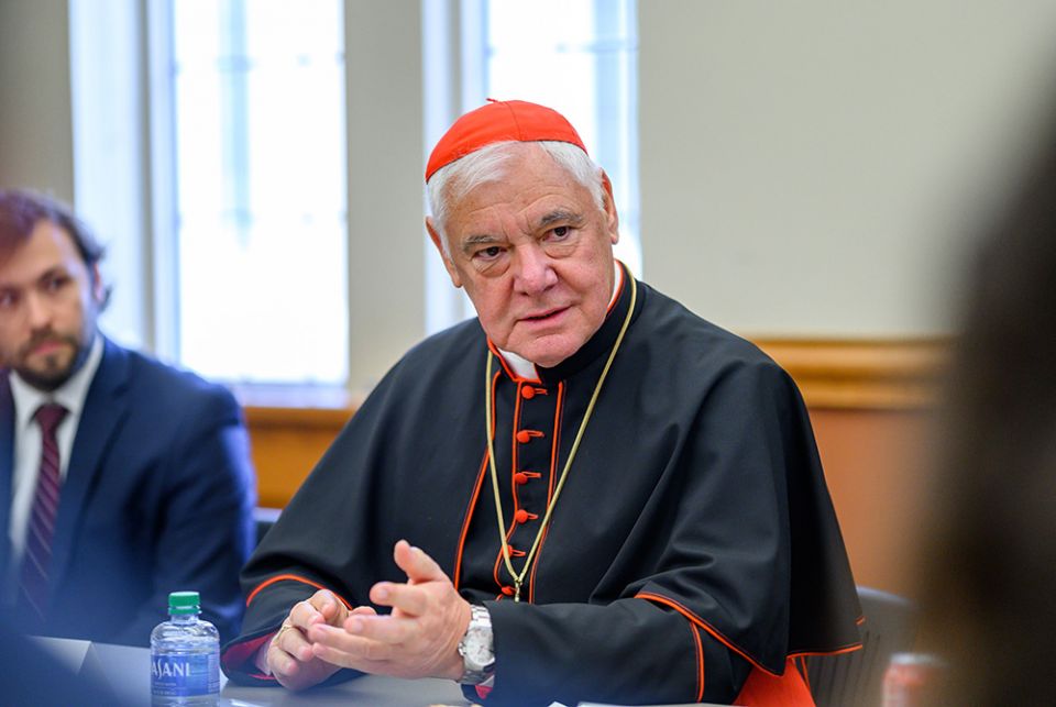 Cardinal Gerhard Müller, prefect of the Congregation for the Doctrine of the Faith from 2012 to 2017, speaks at the University of Notre Dame Oct. 27 in Indiana. (CNS/Matt Cashore, University of Notre Dame/courtesy of Today's Catholic) Cardinal Gerhard Müller, prefect of the Congregation for the Doctrine of the Faith from 2012 to 2017, speaks at the University of Notre Dame Oct. 27 in Indiana. (CNS/Matt Cashore, University of Notre Dame/courtesy of Today's Catholic)