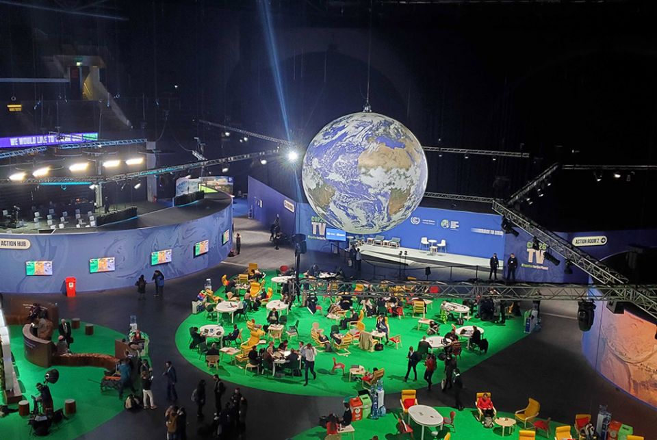 COP26, the United Nations climate change summit, held in Glasgow, Scotland, concluded Nov. 13, a day past the scheduled timeframe. (NCR photo/Brian Roewe) COP26, the United Nations climate change summit, held in Glasgow, Scotland, concluded Nov. 13, a day past the scheduled timeframe. (NCR photo/Brian Roewe)