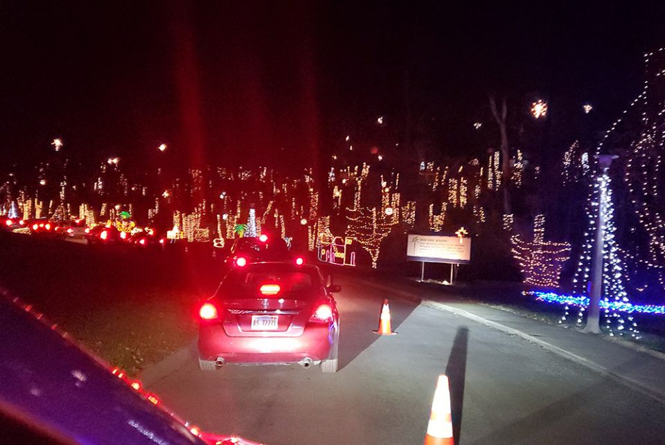 In 2020, more than 47,000 vehicles passed through the Way of Lights at the National Shrine of Our Lady of the Snows, in Belleville, Illinois. The COVID-19 pandemic has resulted in higher attendance rates during the 2020 and 2021 seasons. (NCR/Brian Roewe) In 2020, more than 47,000 vehicles passed through the Way of Lights at the National Shrine of Our Lady of the Snows, in Belleville, Illinois. The COVID-19 pandemic has resulted in higher attendance rates during the 2020 and 2021 seasons. (NCR/Brian Roewe)