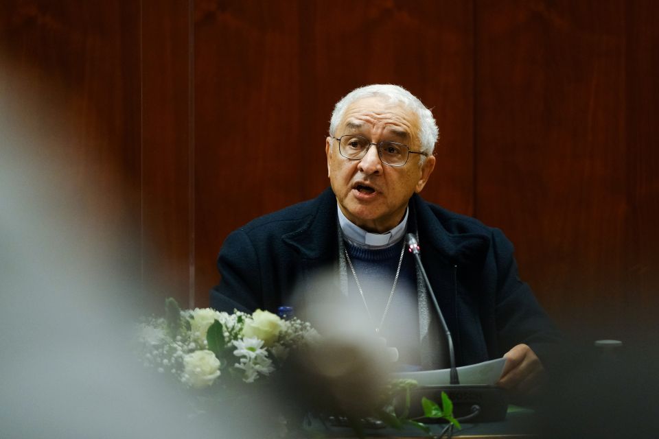 Bishop José Ornelas Carvalho of Setúbal, president of the Portuguese bishops' conference, announces the creation of a national commission to support local dioceses in their investigations into current and historic cases of sexual abuse, in Lisbon Dec. 2, 