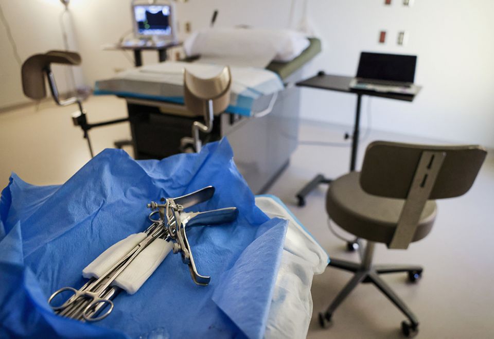 Medical instruments for a surgical abortion are seen in this photo. (CNS/Reuters/Evelyn Hockstein)